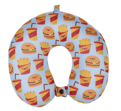 Neck cushion with micro pellet filling, Fast Food,