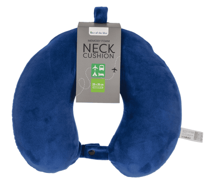 Round shaped neck cushion made of memory foam,