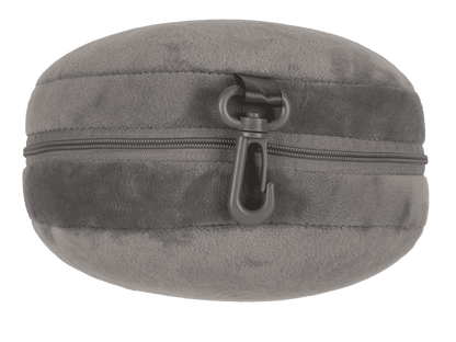 Plush travel pillow with eye mask