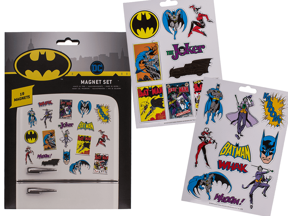 Magnets, Batman - Retro, set of 19