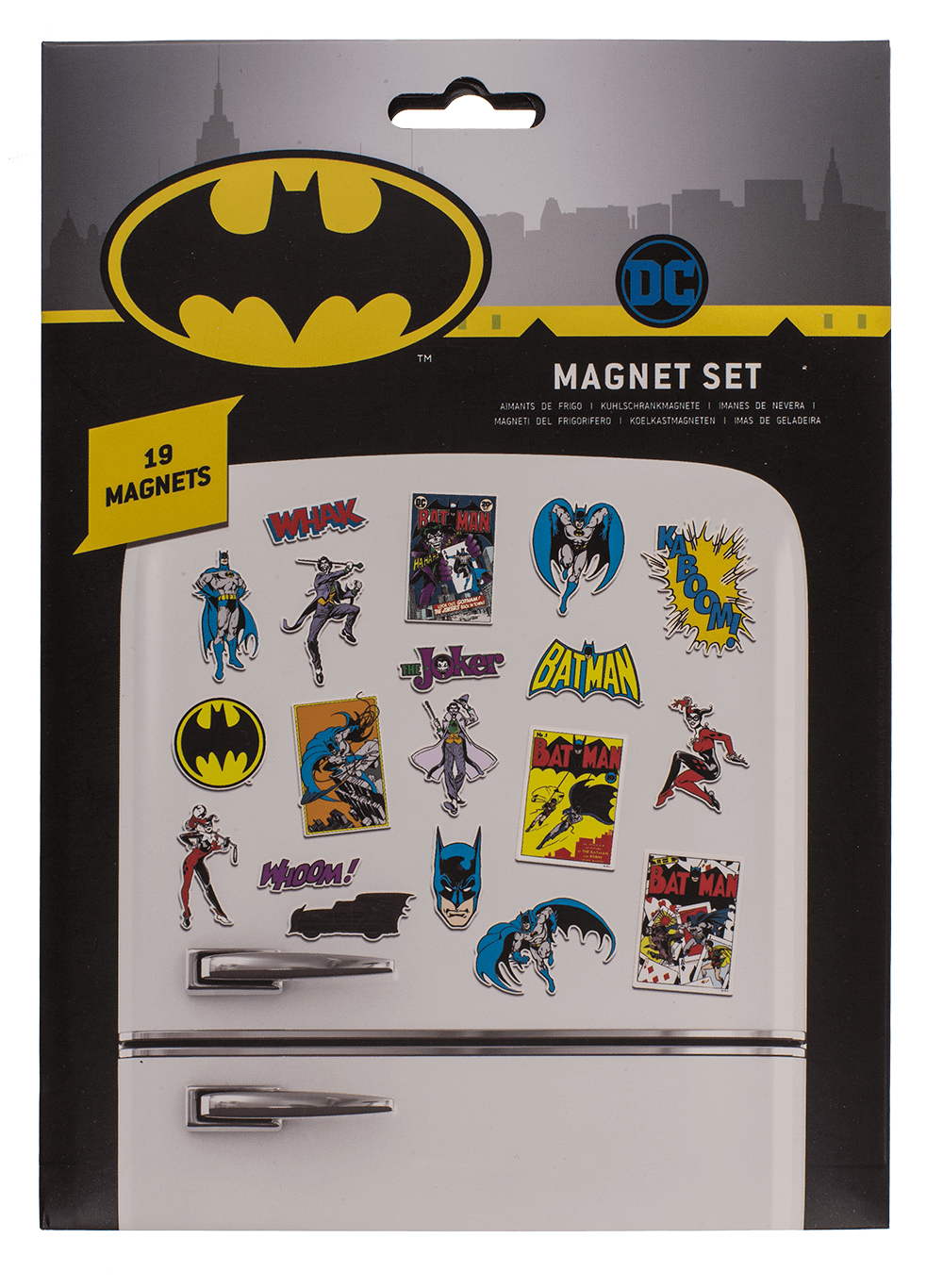 Magnets, Batman - Retro, set of 19