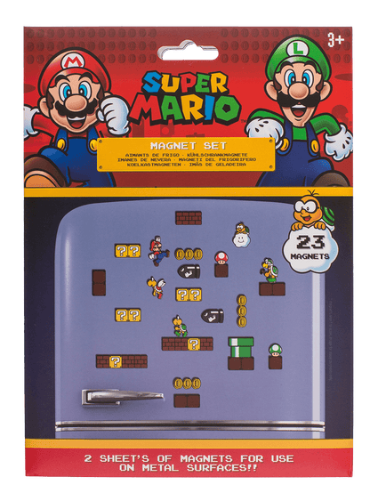 Magnets, Super Mario, set of 23