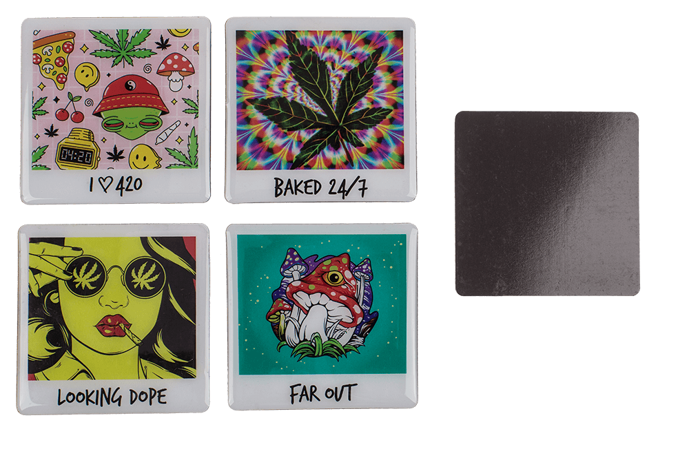 Fridge magnet, Far Out, 8 cm,