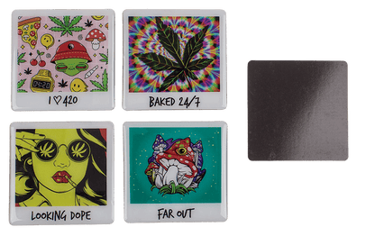 Fridge magnet, Far Out, 8 cm,