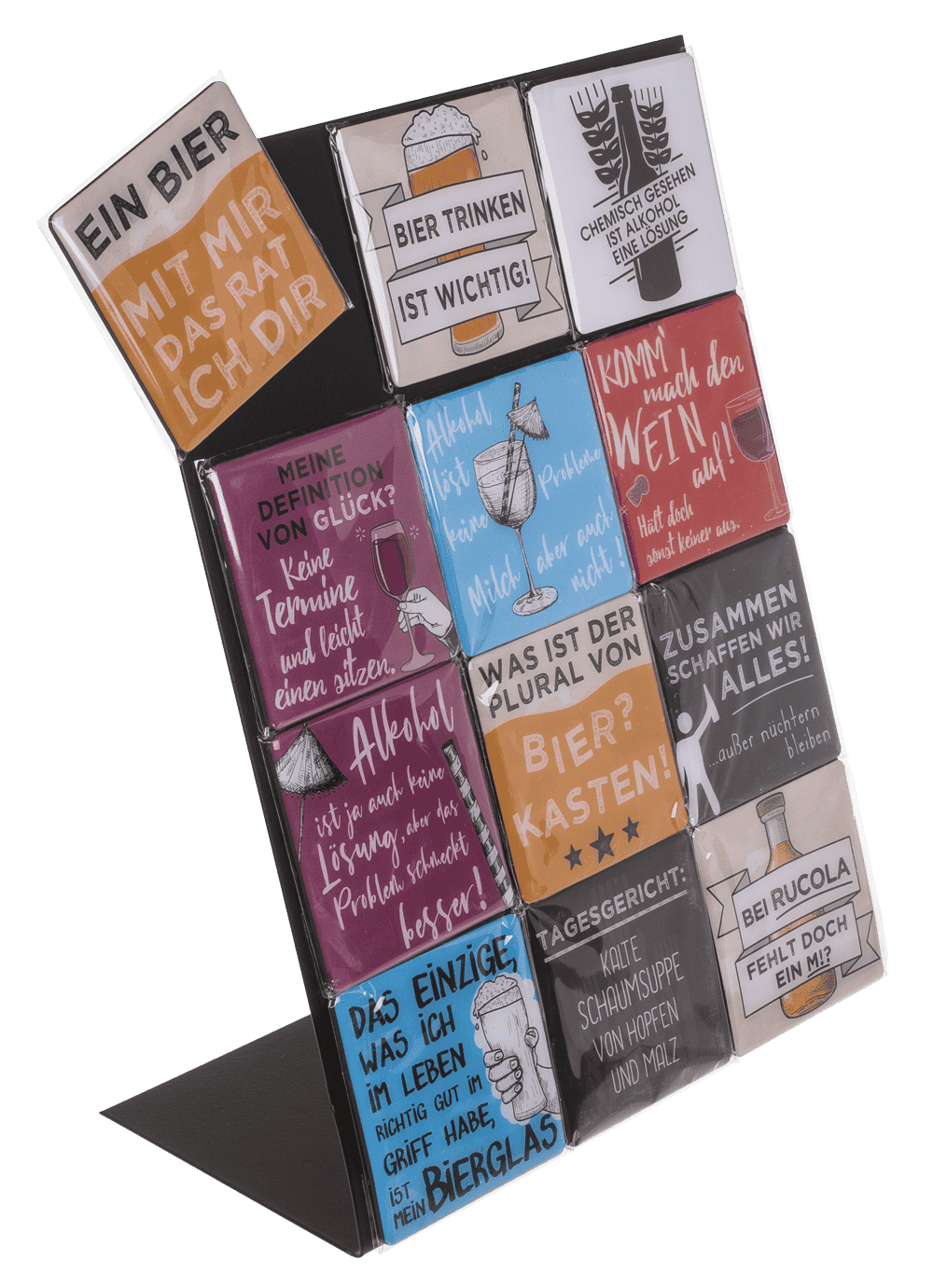 Fridge magnet, Beer and Drinking Sayings,