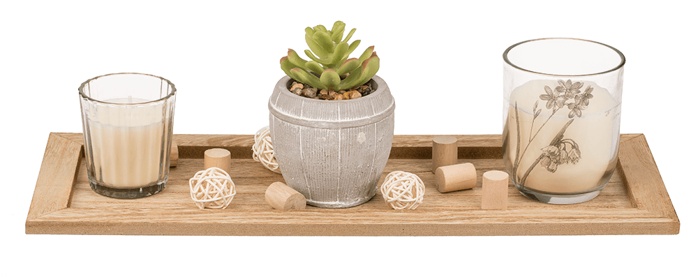 Natural coloured wooden plate,