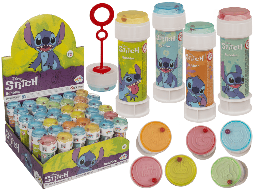 Soap bubbles with puzzle, Lilo & Stitch,