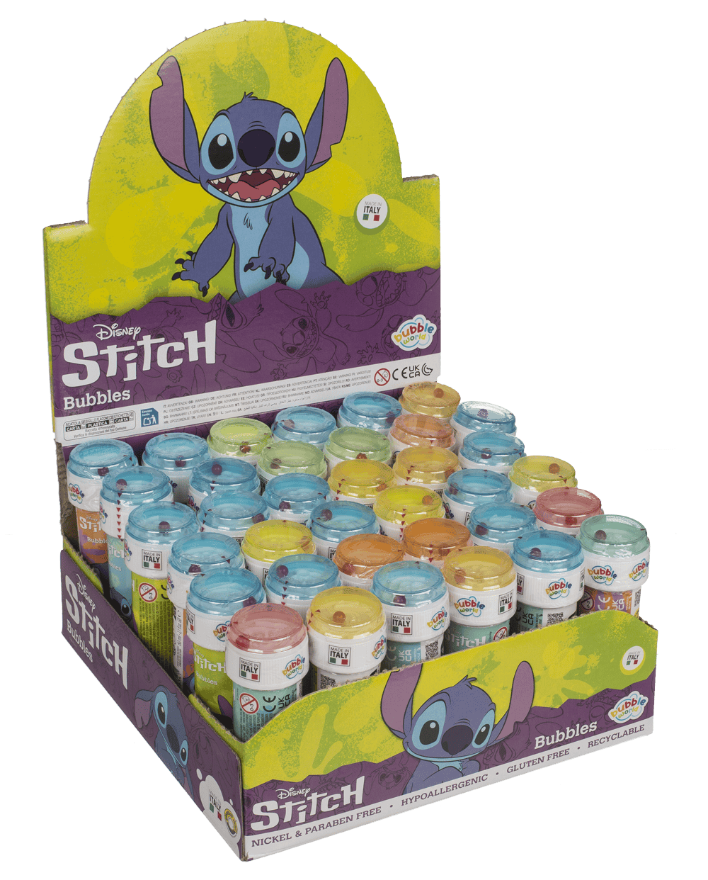 Soap bubbles with puzzle, Lilo & Stitch,