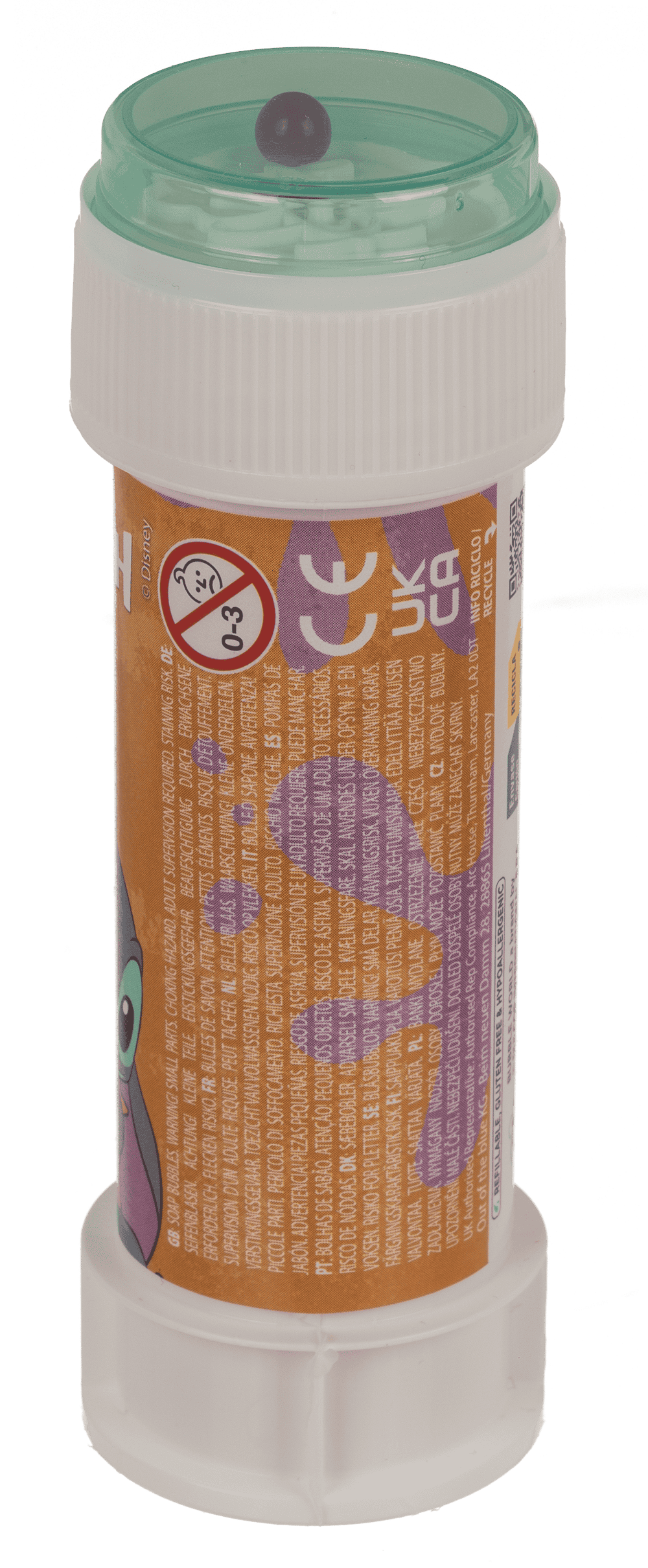 Soap bubbles with puzzle, Lilo & Stitch,