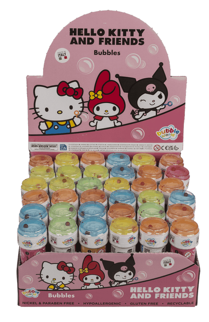 Soap bubbles with puzzle, Hello Kitty,