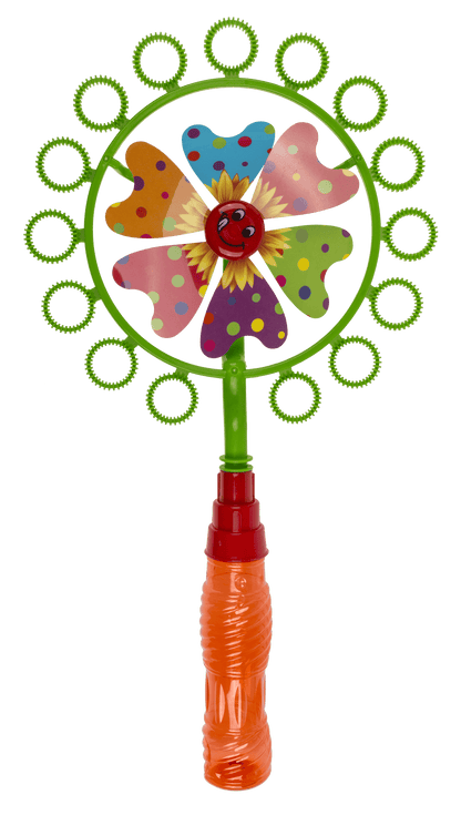 Soap bubbles with windmill, ca. 40 cm,