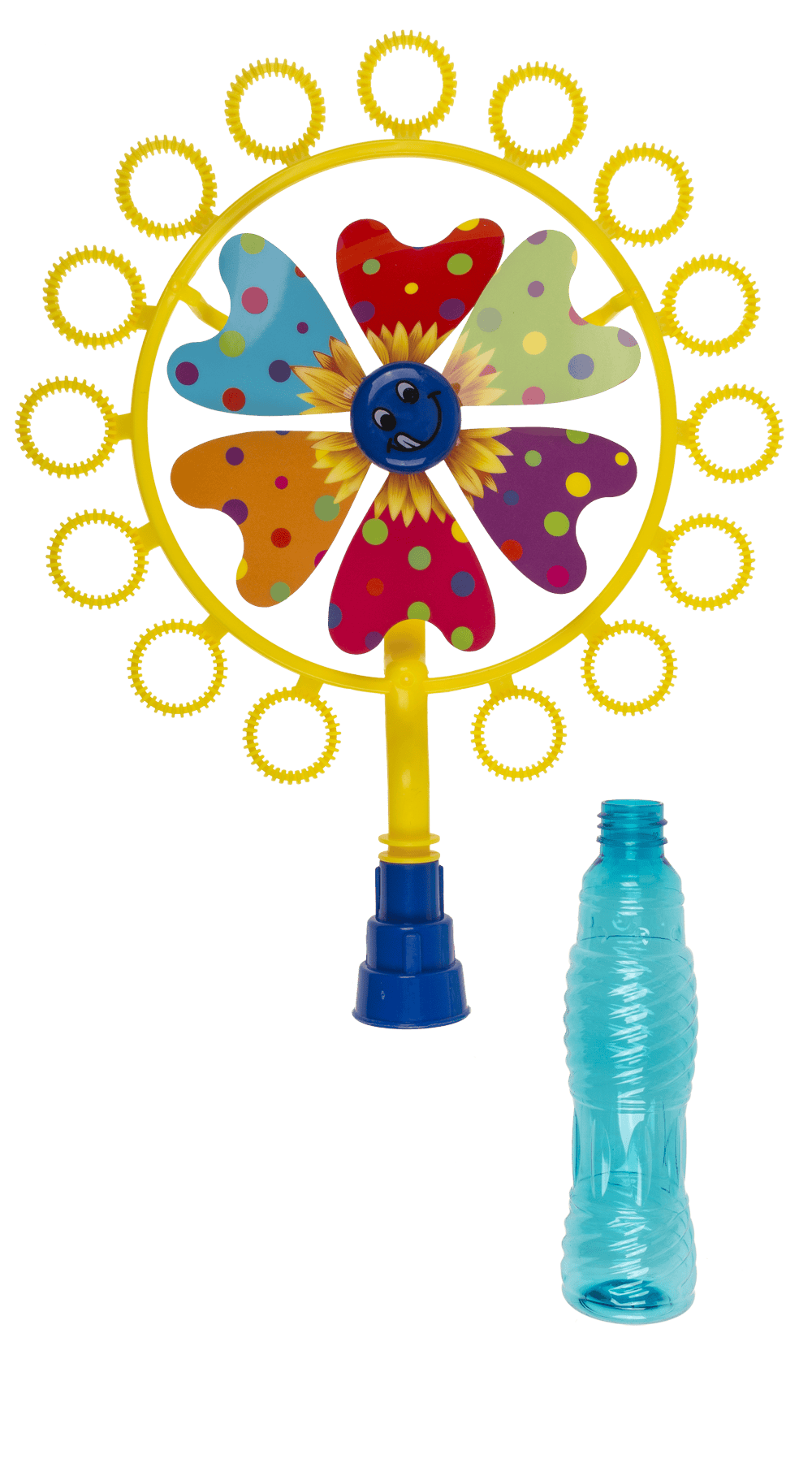 Soap bubbles with windmill, ca. 40 cm,