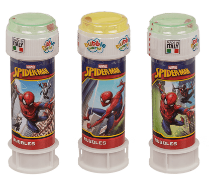 Soap bubbles with puzzle, Spiderman,