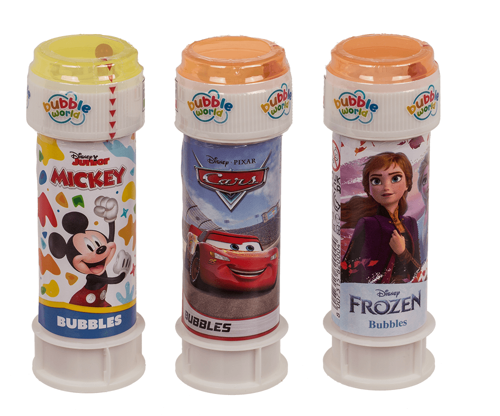 Soap bubbles with puzzle, Disney,