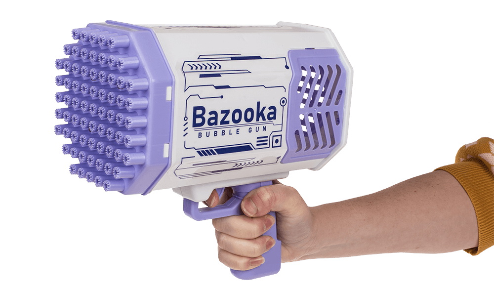 Bubble Gun with LED, Bazooka,