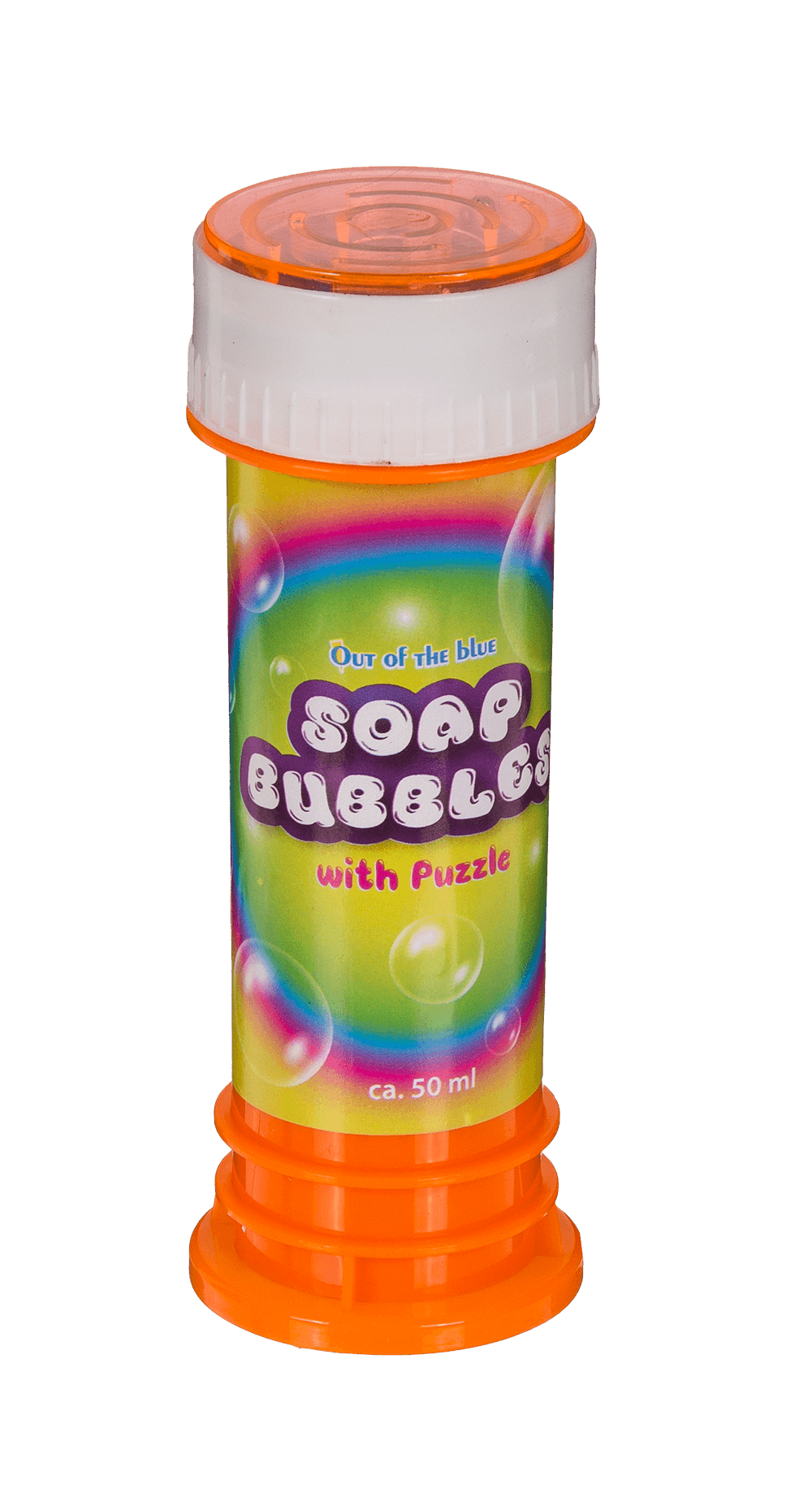 Soap bubbles with puzzle,