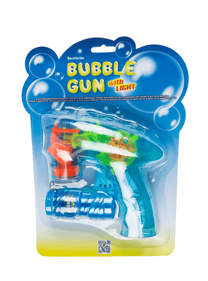 Bubble Gun with LED & ca. 56 ml bubble liquid,