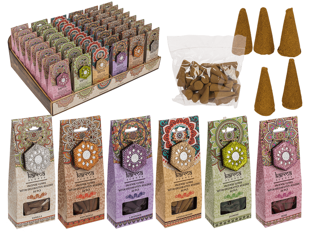 Incense cones, Karma,