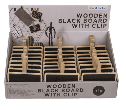 Large Wooden Blackboard with clip,