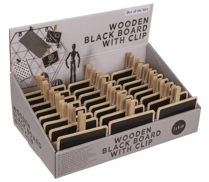 Large Wooden Blackboard with clip,