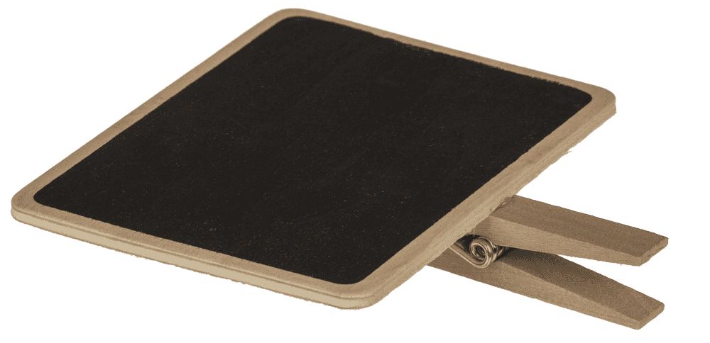 Large Wooden Blackboard with clip,