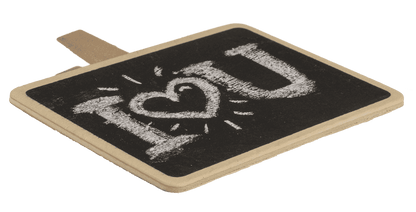 Large Wooden Blackboard with clip,