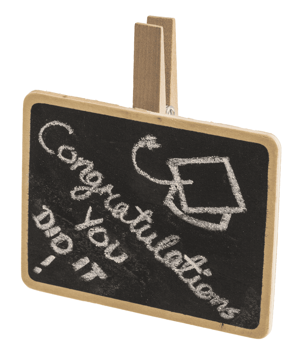 Large Wooden Blackboard with clip,