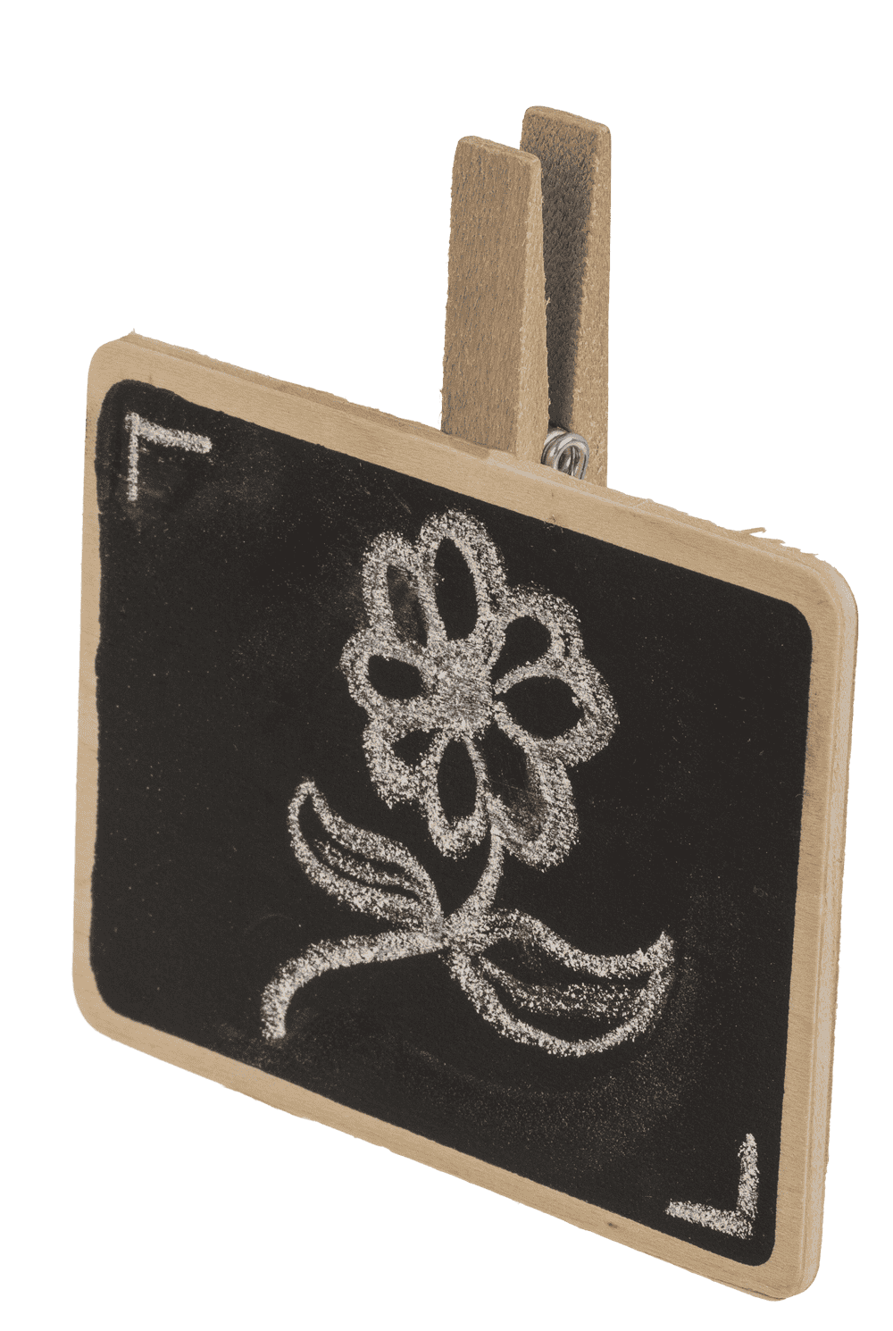 Large Wooden Blackboard with clip,