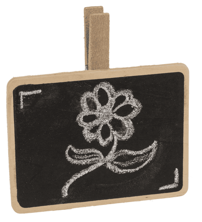 Large Wooden Blackboard with clip,