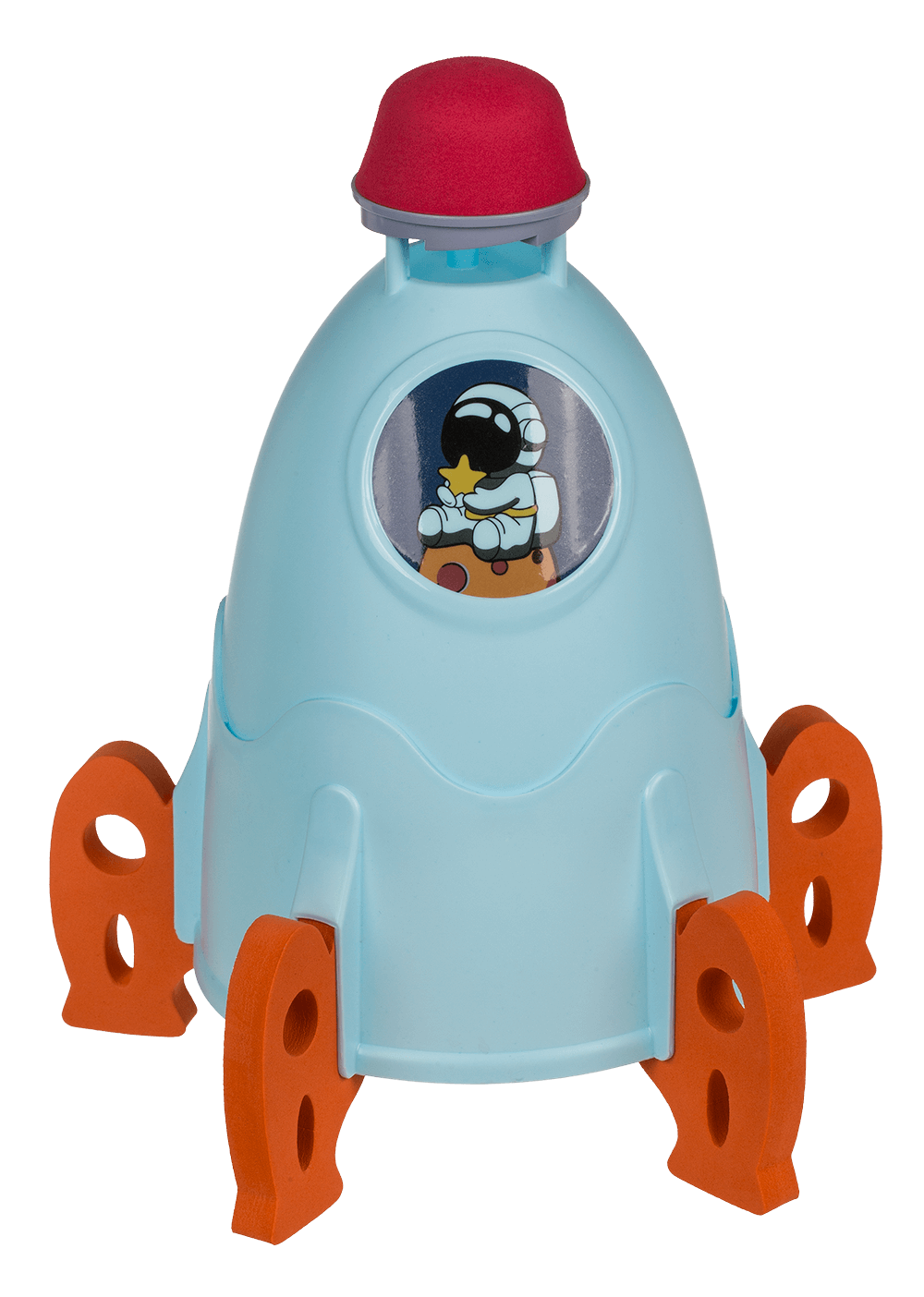 Flying Space Rocket Lawn Sprinkler, 33 cm.