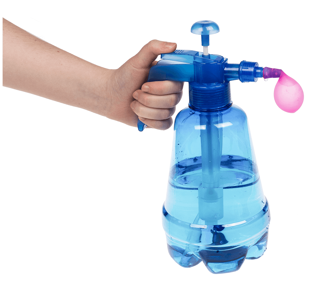 Water balloon pump with 100 balloons,