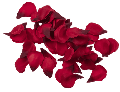 Red rose petals, 4 x 6 cm,