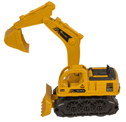 Digger with friction & moveable arm,
