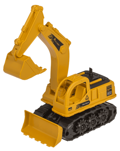 Digger with friction & moveable arm,
