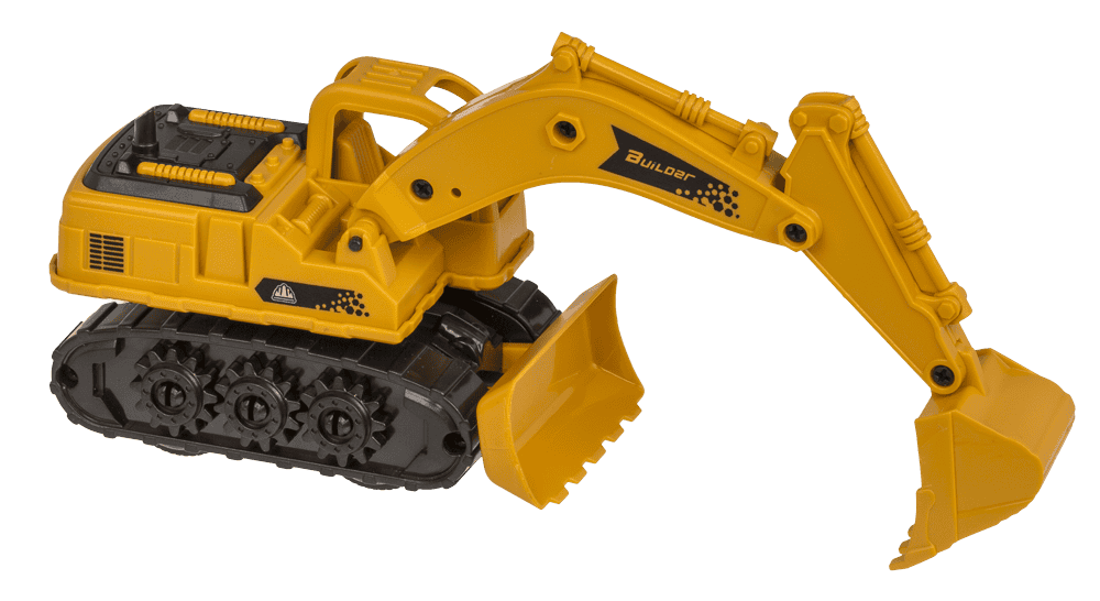 Digger with friction & moveable arm,