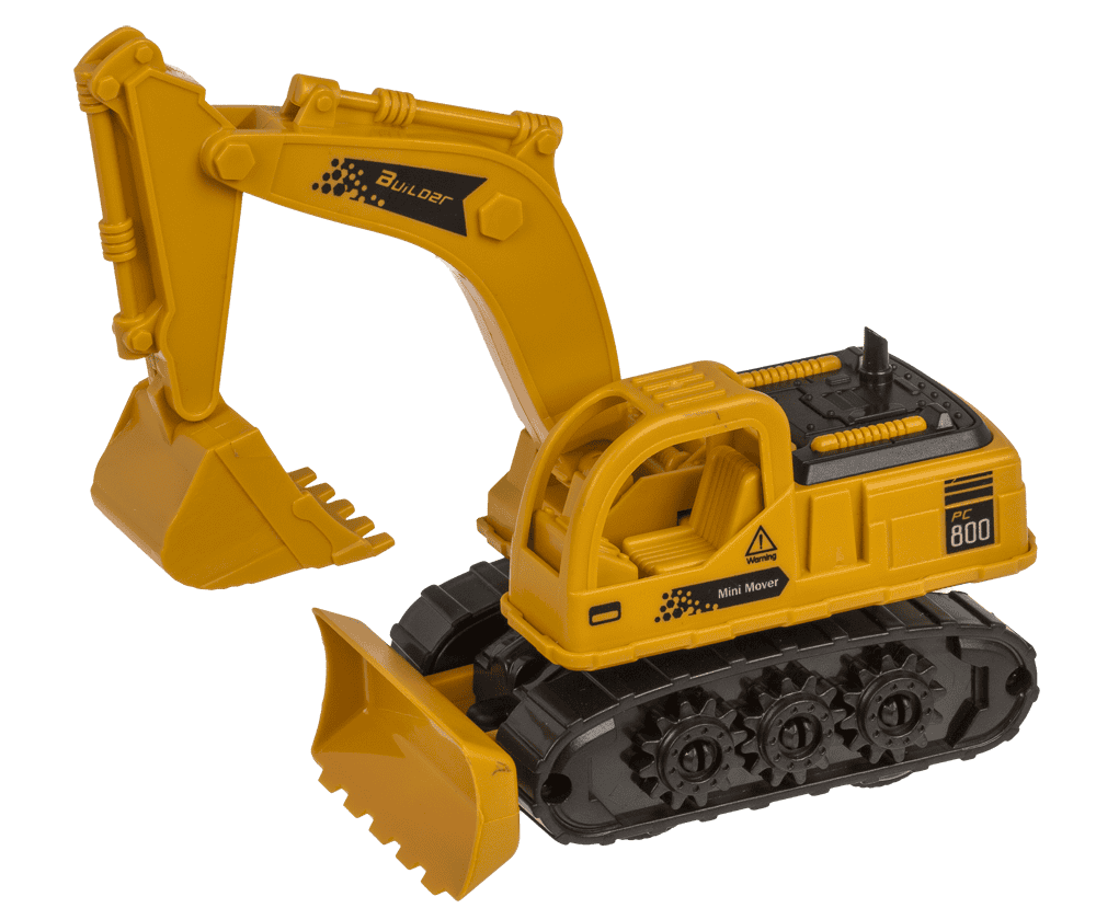 Digger with friction & moveable arm,