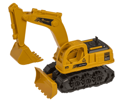 Digger with friction & moveable arm,
