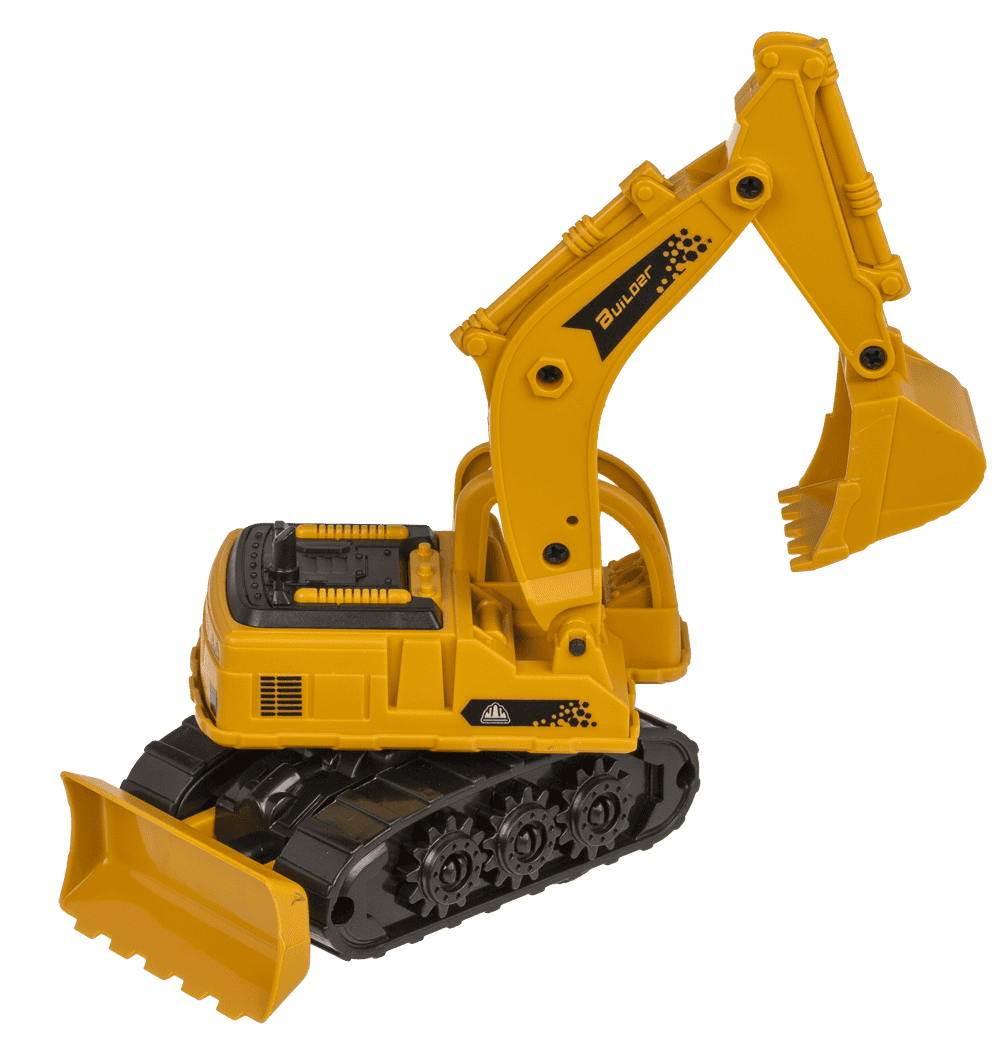 Digger with friction & moveable arm,