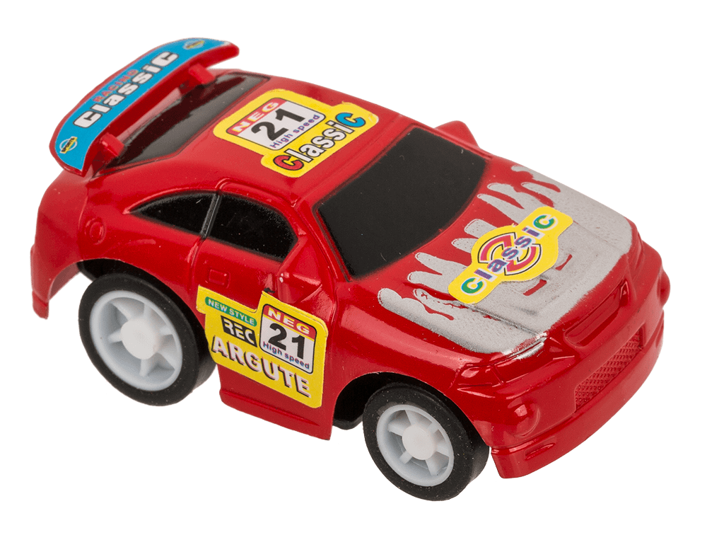 Racing car with pull back, approx. 5,5 x 4 cm,