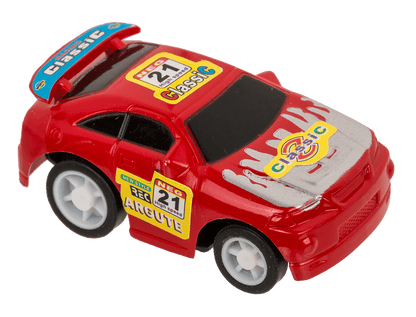 Racing car with pull back, approx. 5,5 x 4 cm,