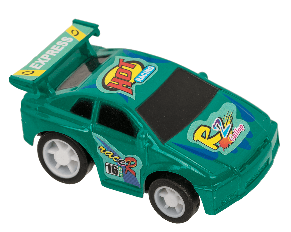Racing car with pull back, approx. 5,5 x 4 cm,