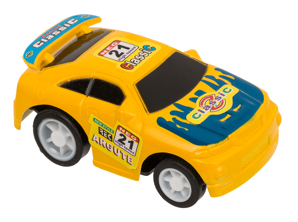 Racing car with pull back, approx. 5,5 x 4 cm,