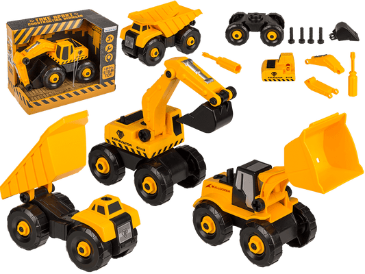 Take Apart Construction Vehicles Excavations