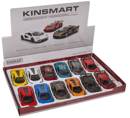 Metal model car with pull back, Lamborghini,