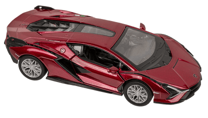 Metal model car with pull back, Lamborghini,