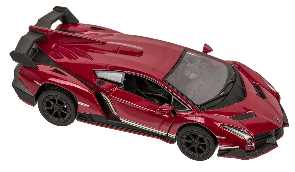 Metal model car with pull back, Lamborghini,