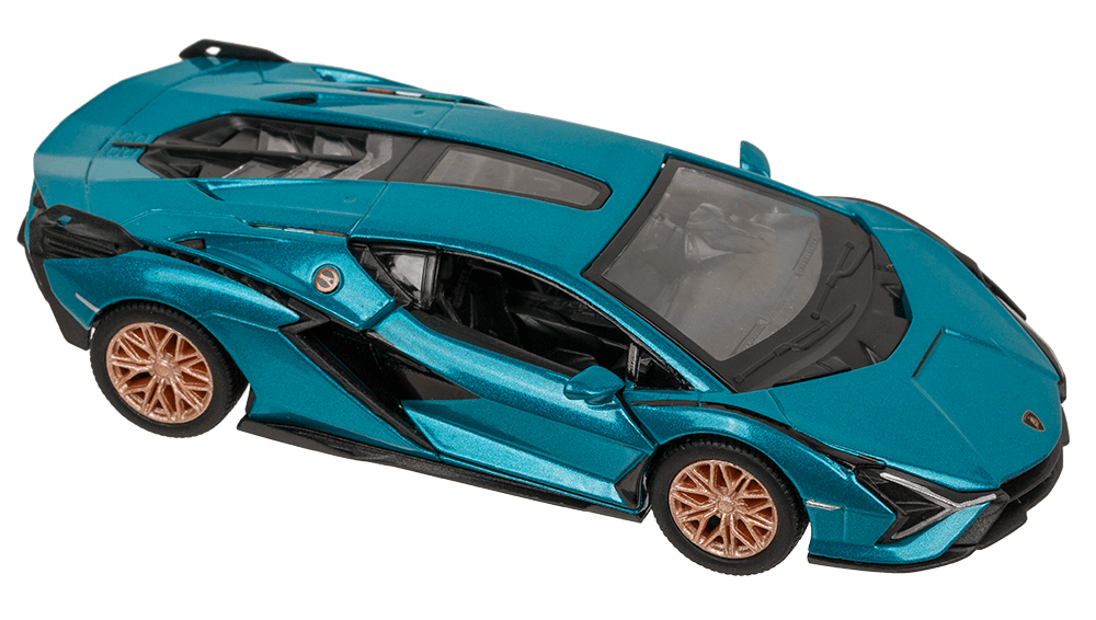 Metal model car with pull back, Lamborghini,