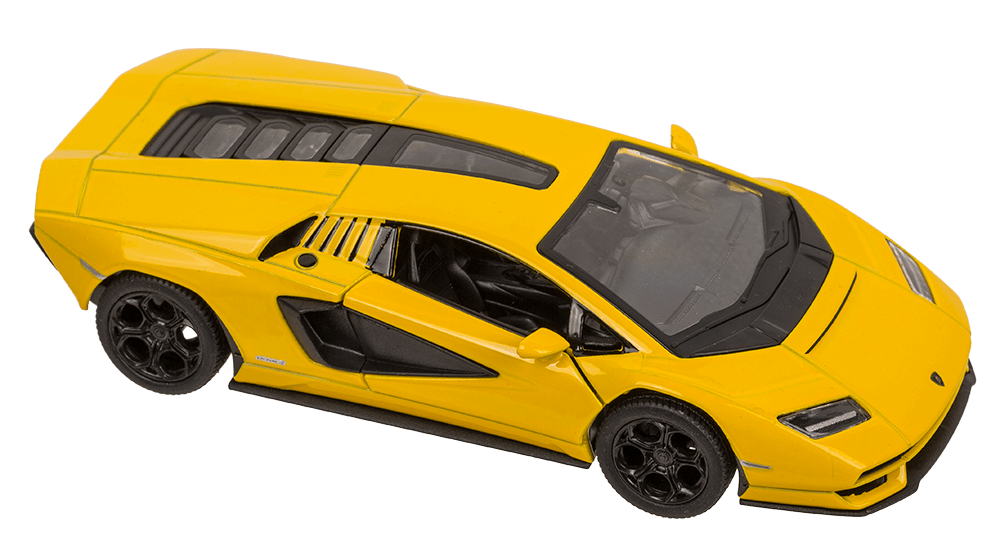 Metal model car with pull back, Lamborghini,