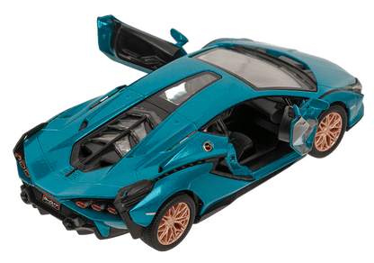 Metal model car with pull back, Lamborghini,