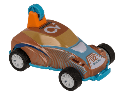 Mini stunt car with pull back, approx. 8 cm,